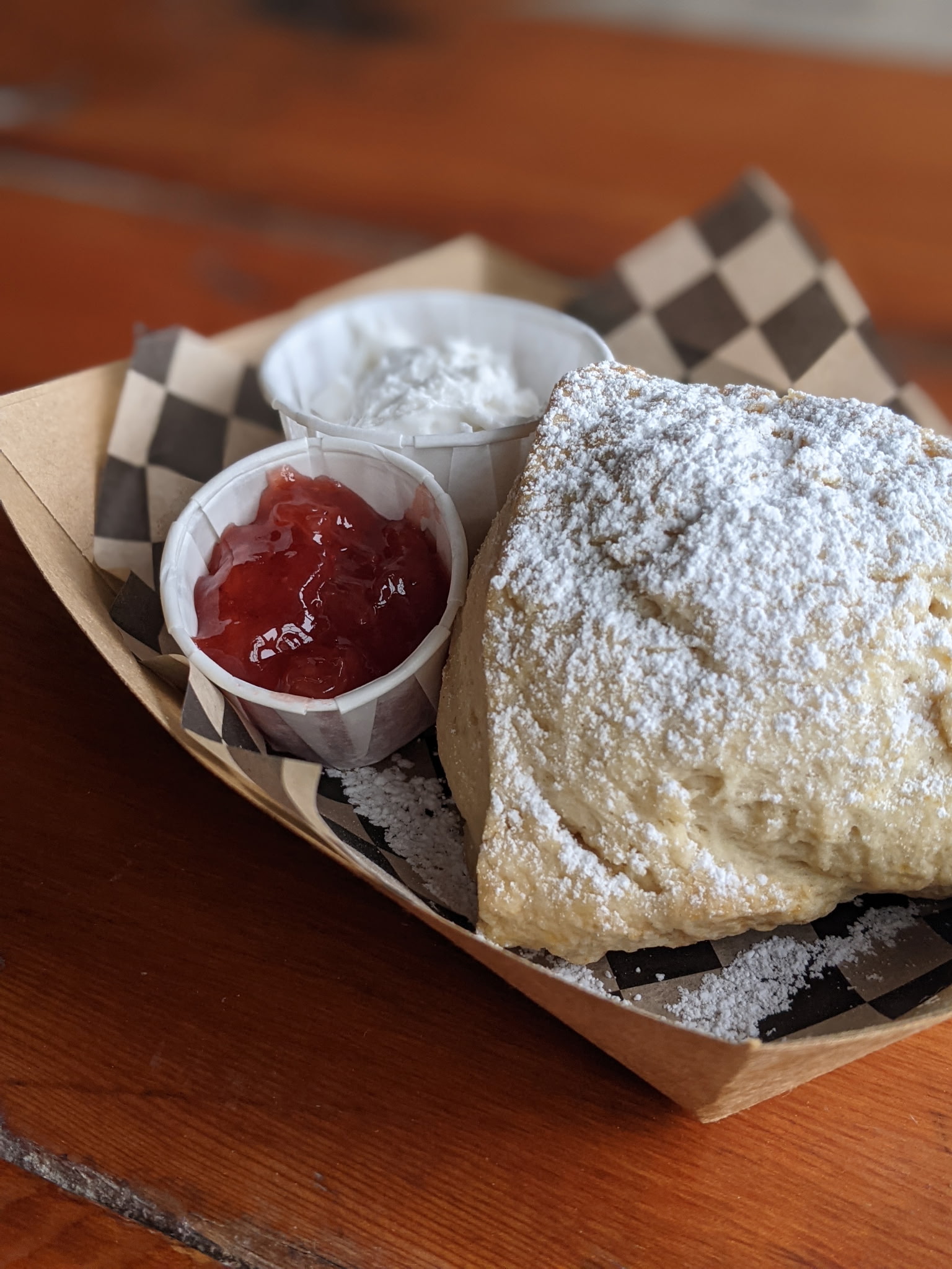 Classic Vanilla scone