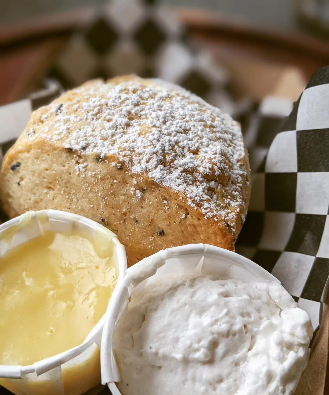 Lemon Lavender scone