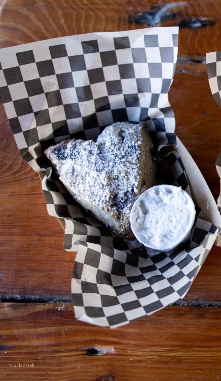 Blueberry scone