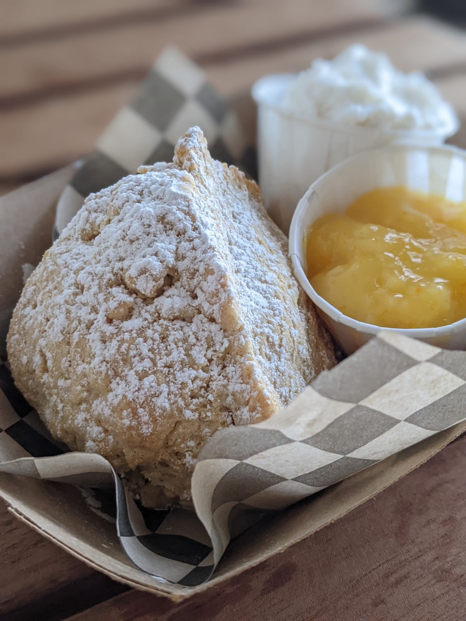 Orange Spice scone